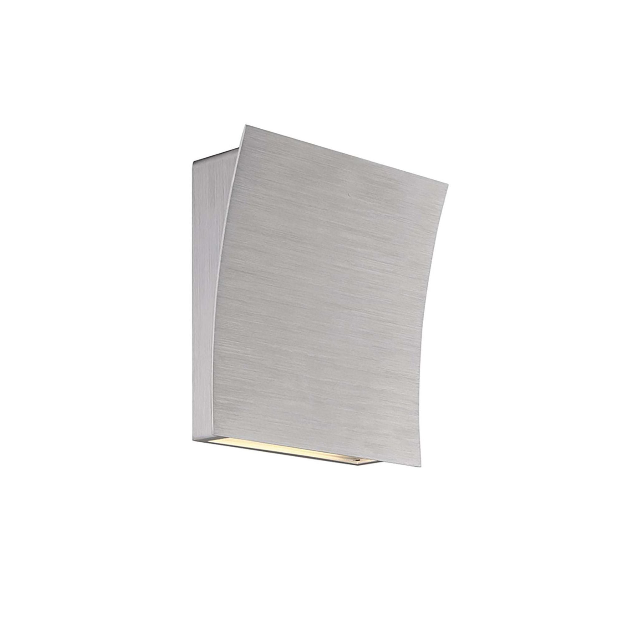 Slide LED Wall Sconce 3500K in Brushed Aluminum