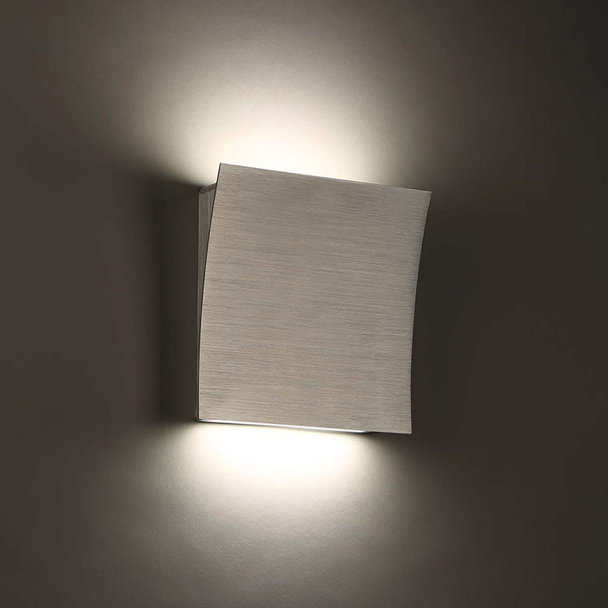 Slide LED Wall Sconce 3500K in Brushed Aluminum