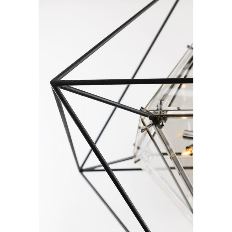 Epic 8 Light Chandelier in Forged Iron