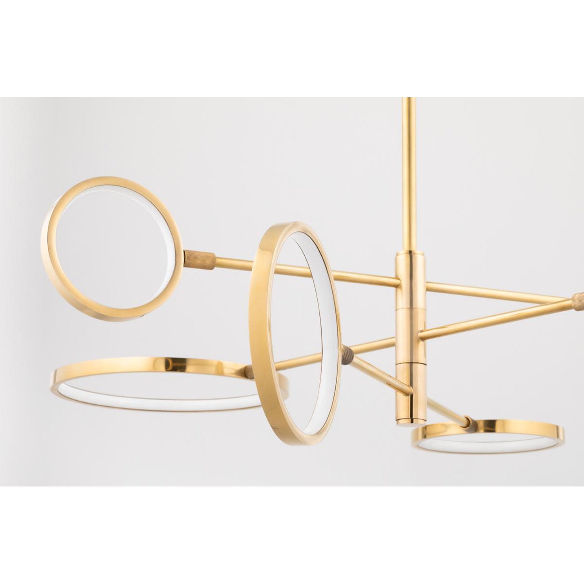 Saturn 0-Light Chandelier in Old Bronze 44.5W x 12.25H