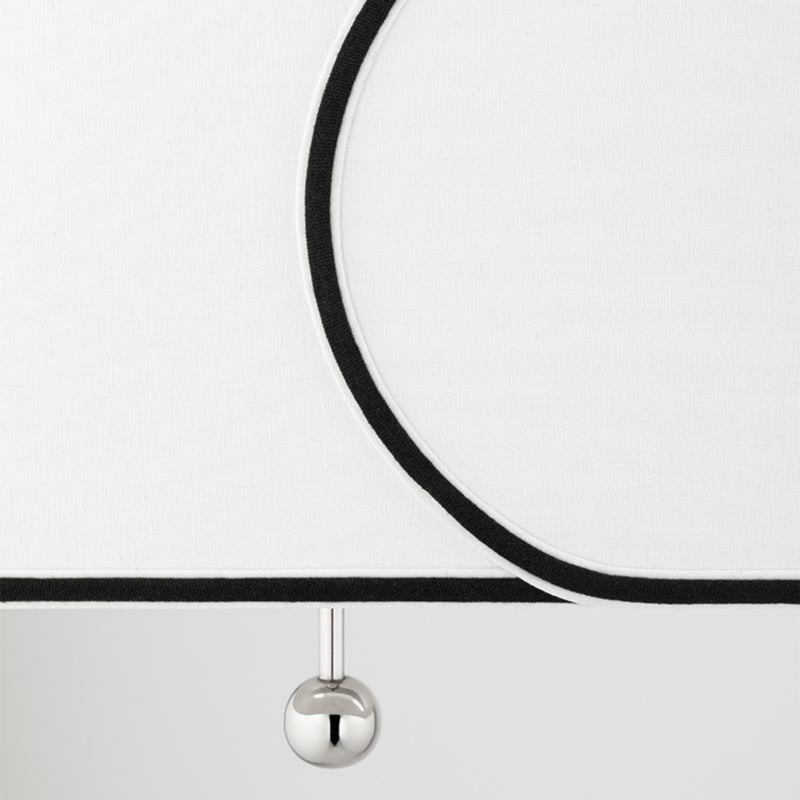 Zara 3 Light Chandelier in Polished Nickel