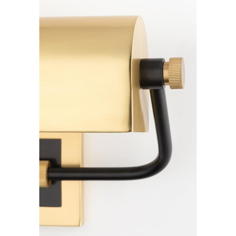 Bowery 1 Light Wall Sconce in Polished Nickel