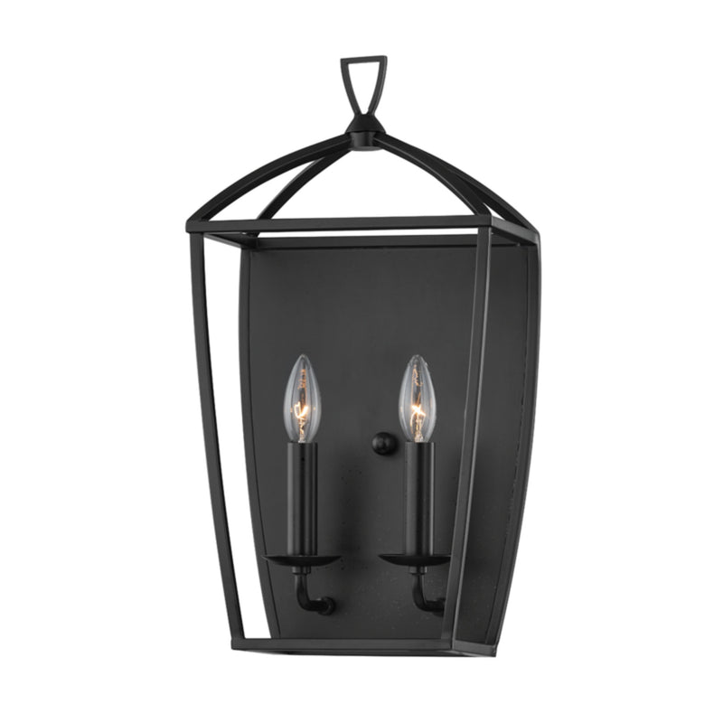 Bryant 2 Light Wall Sconce in Aged Iron