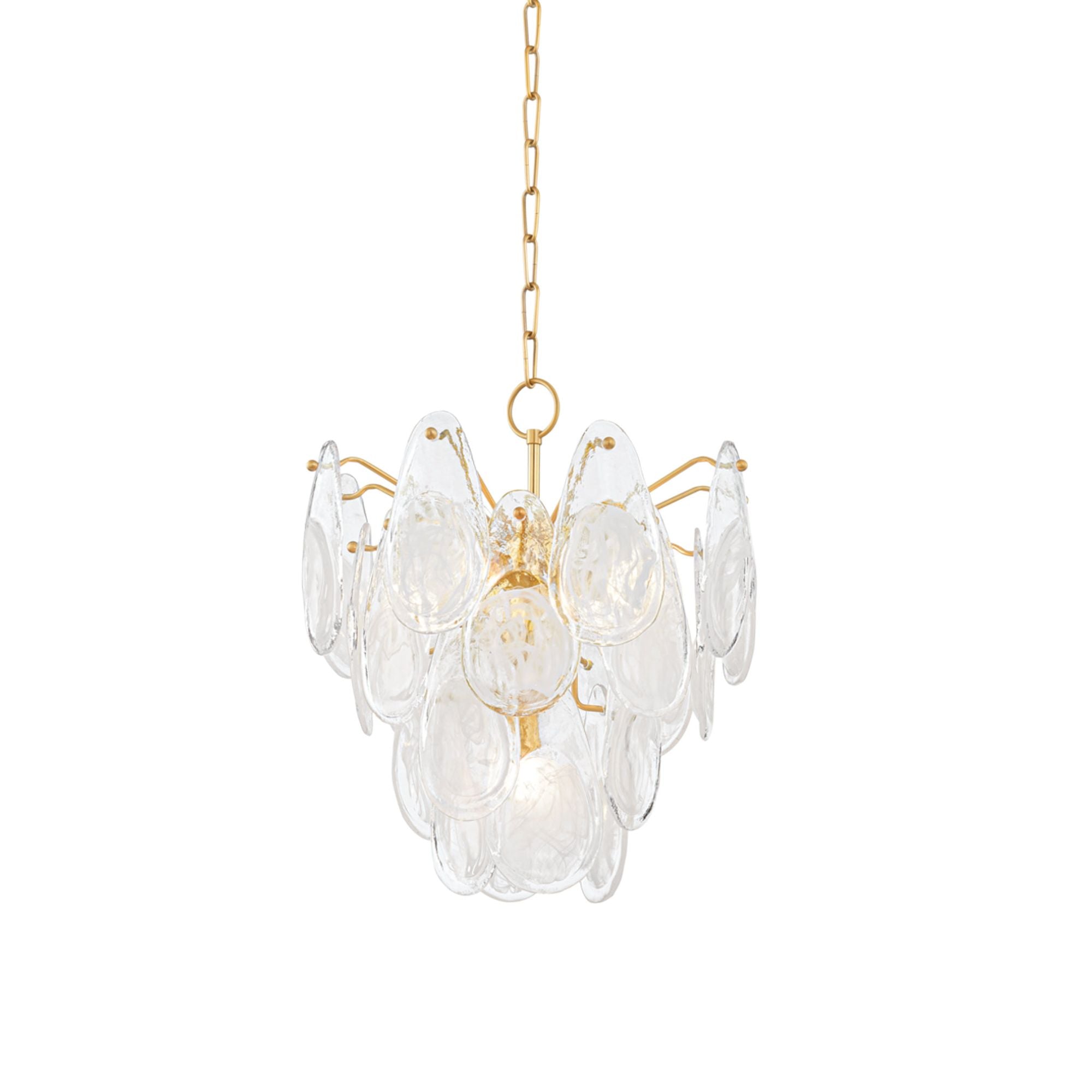 Darcia 5-Light Chandelier in  Aged Brass 18L x 18W x 20.25H