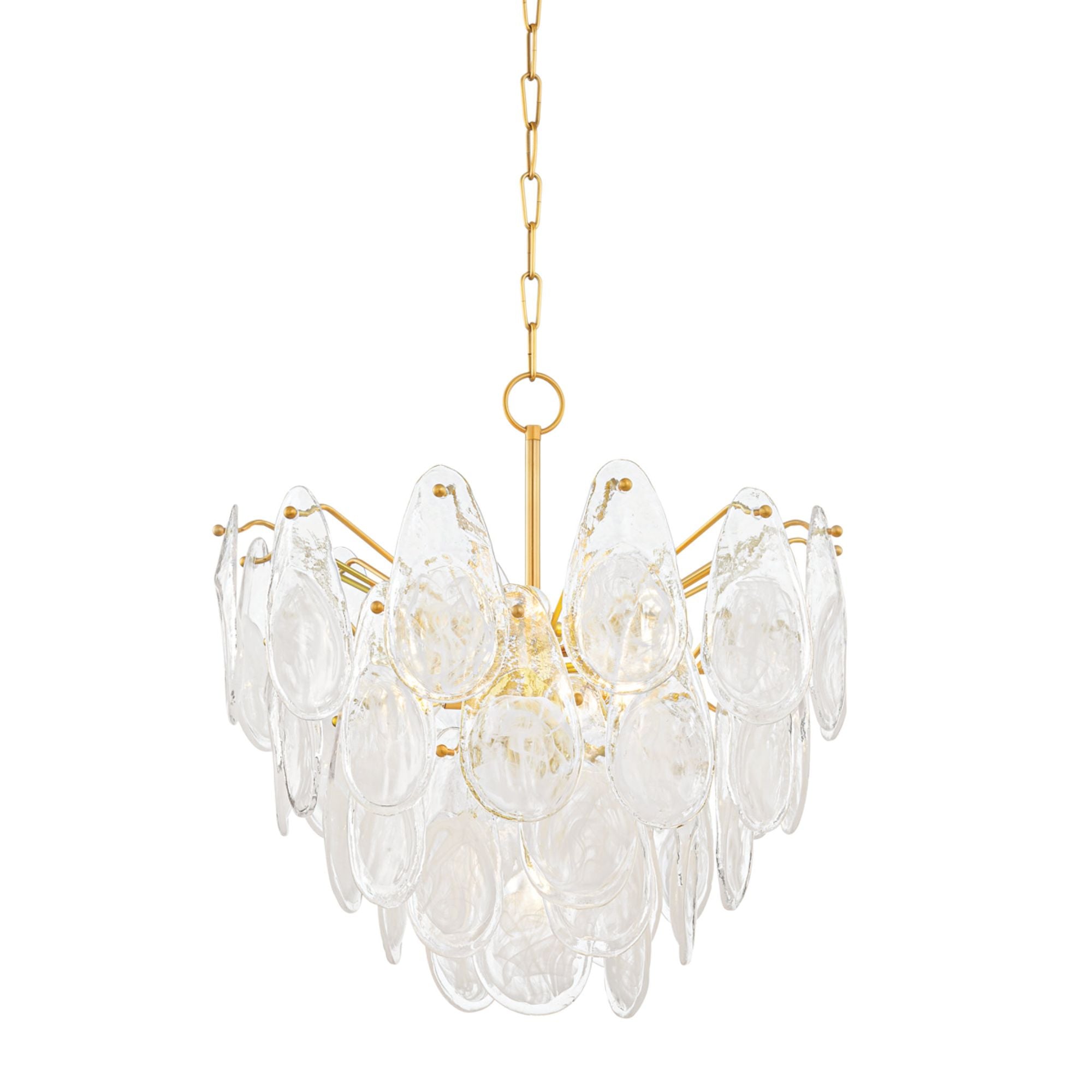 Darcia 7-Light Chandelier in  Aged Brass 24L x 24W x 24.25H