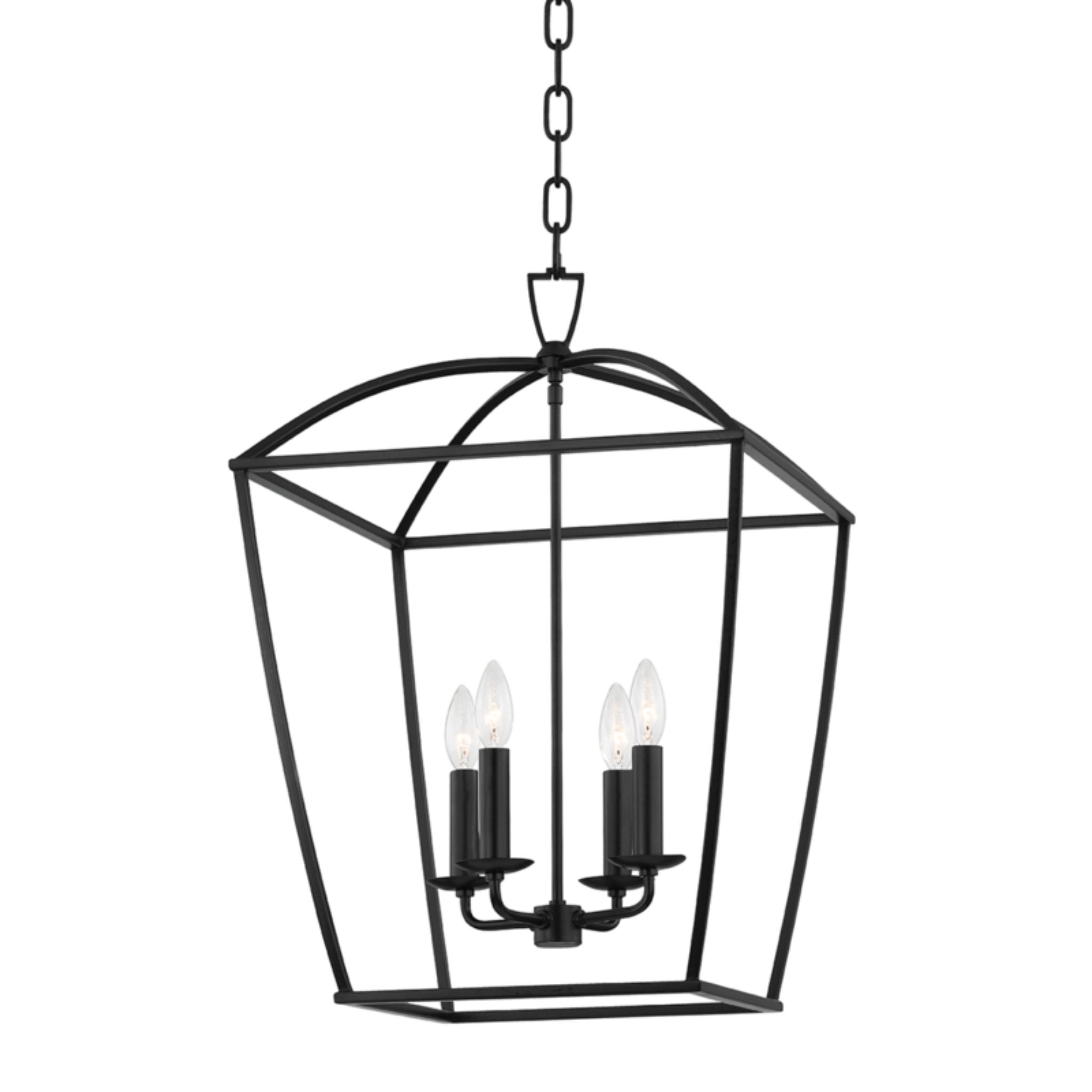 Bryant 4-Light Lantern in Aged Iron 17L x 17W x 25.25H