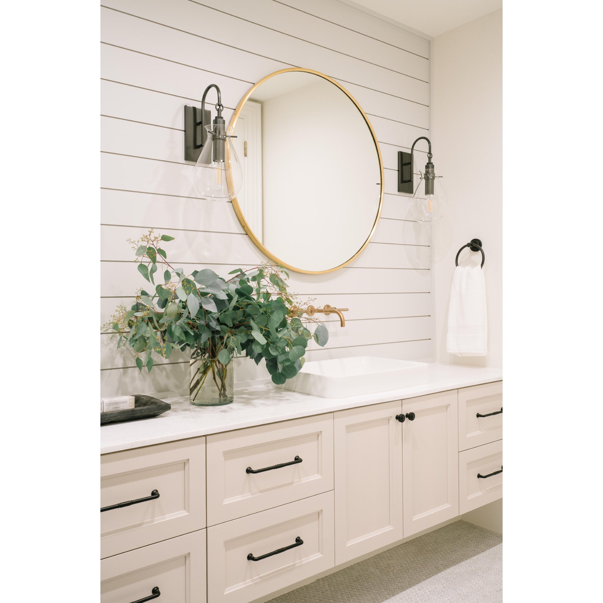 Ivy 1-Light Wall Sconce in  Old Bronze by  Becki Owens 7.5L x 7.5W x 18H