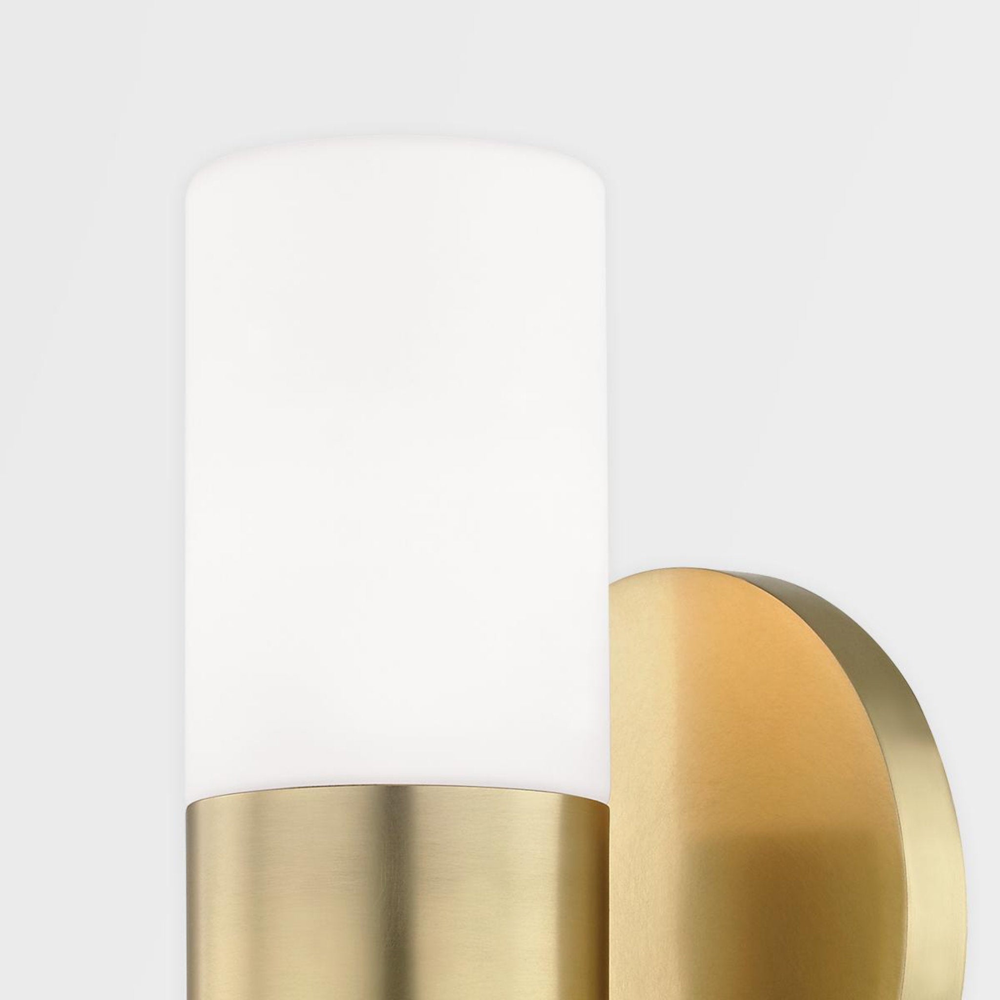 Lola 2-Light Wall Sconce in Aged Brass