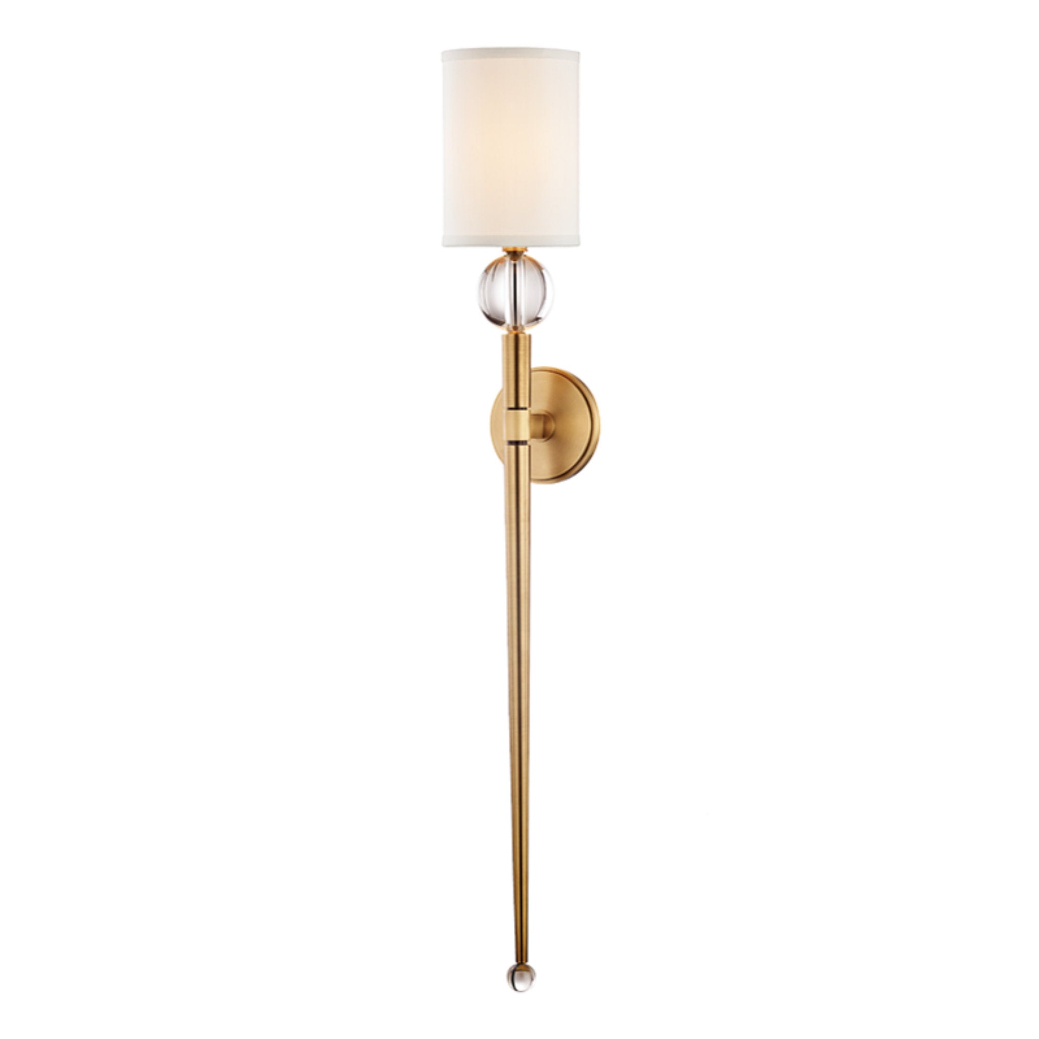 Rockland 1 Light Wall Sconce in Aged Brass