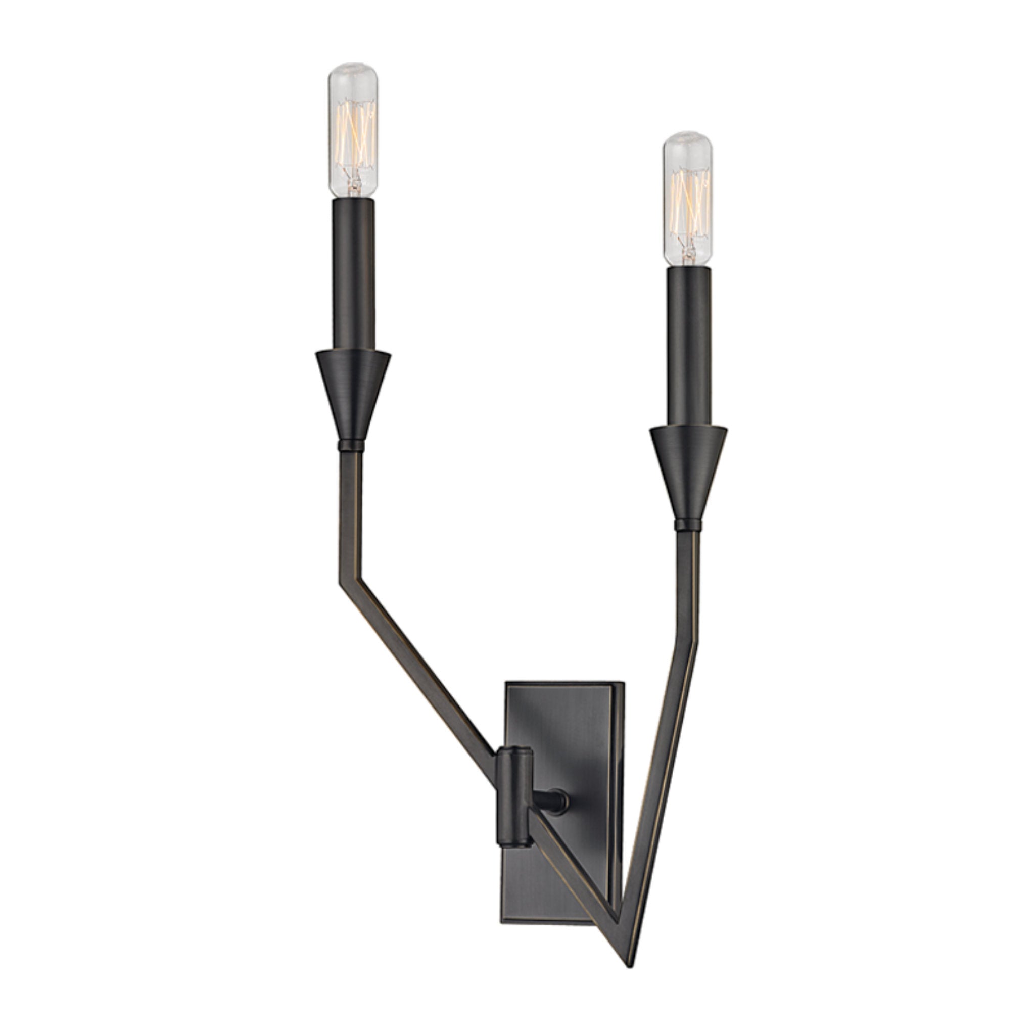 Archie 2 Light Wall Sconce in Old Bronze