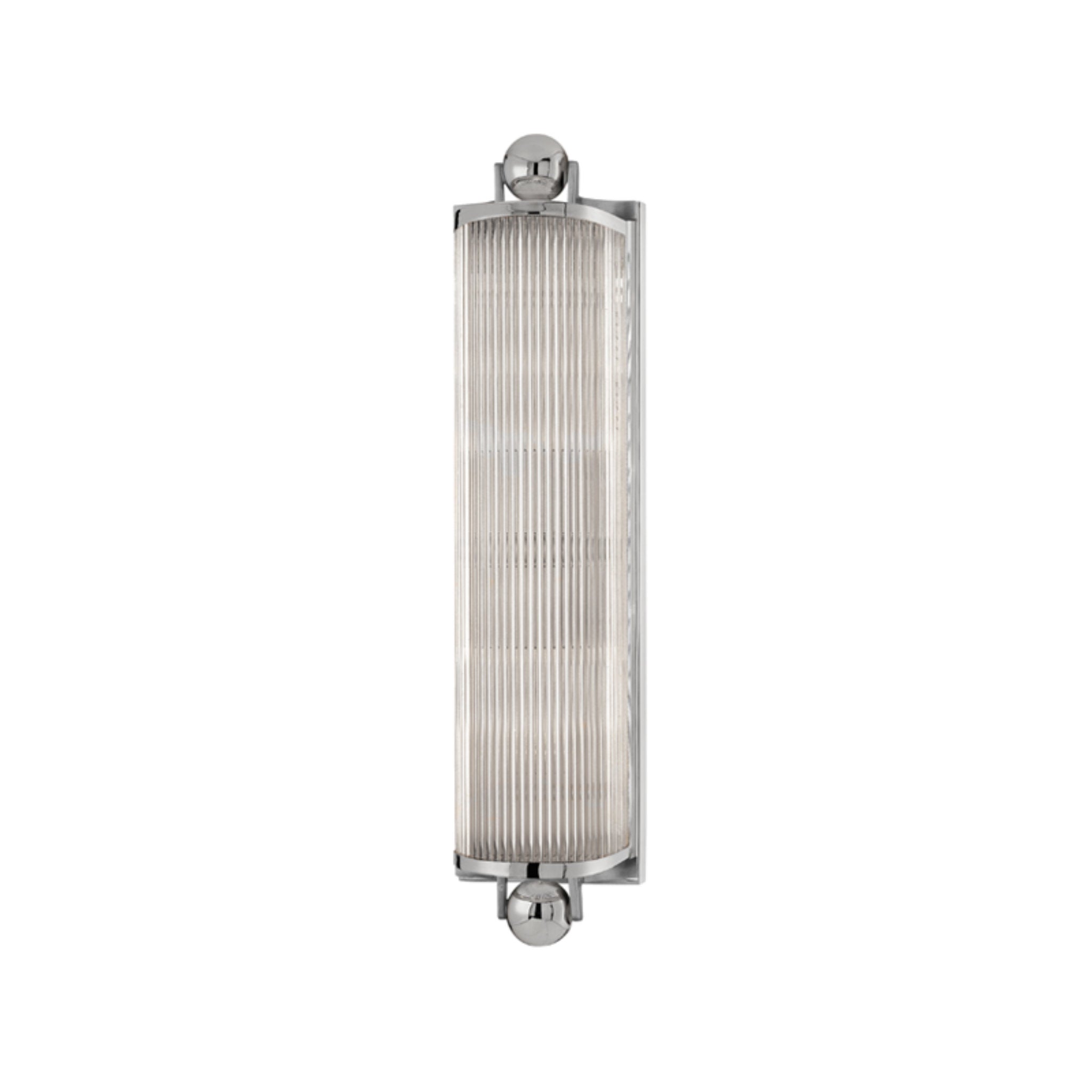 Mclean 2-Light Bath and Vanity in Polished Nickel 19L x 4.75W x 19H