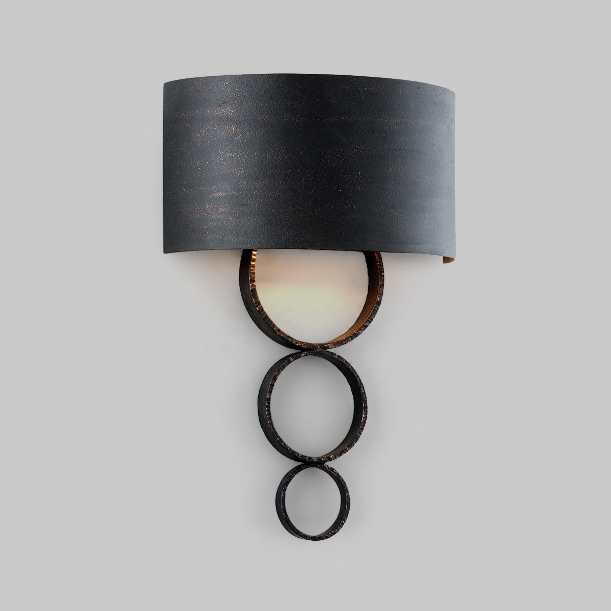Rivington 2 Light Wall Sconce in Charred Copper
