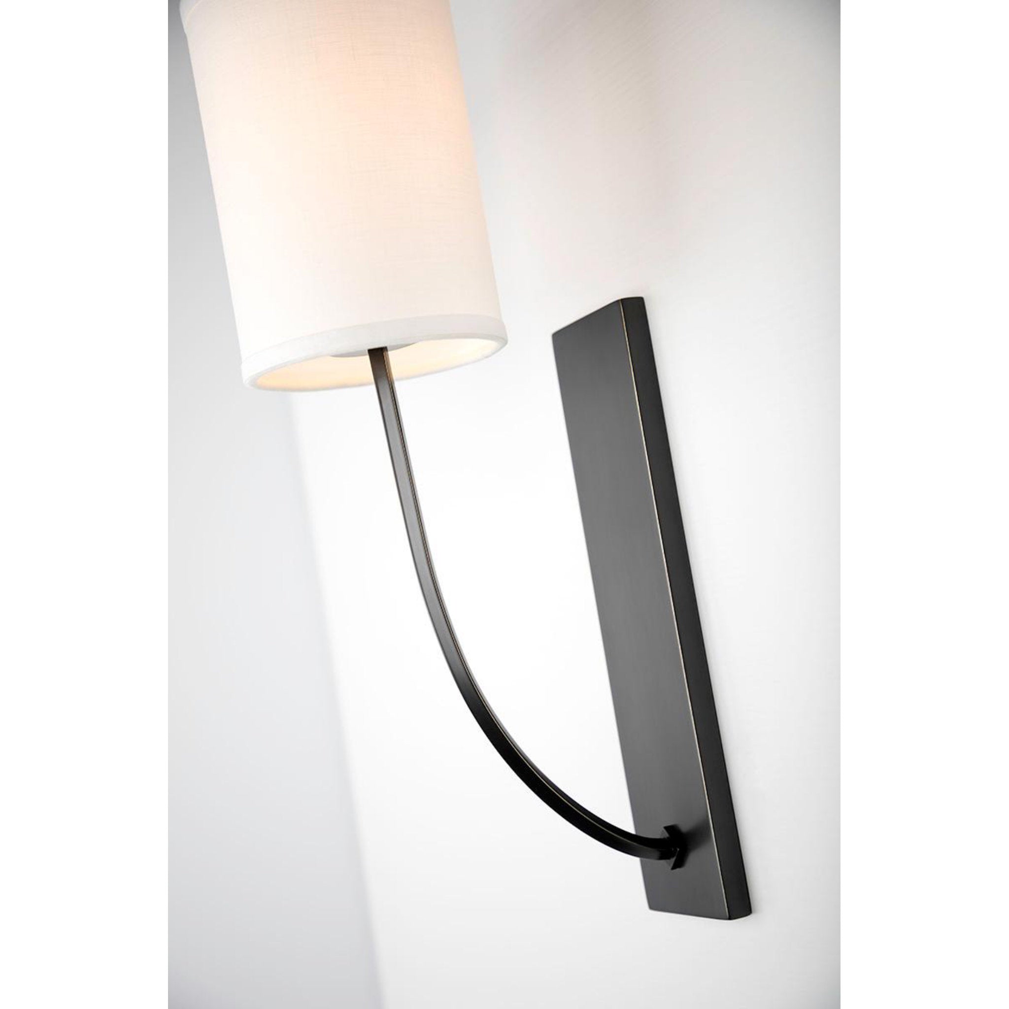 Colton 1 Light Wall Sconce in Polished Nickel
