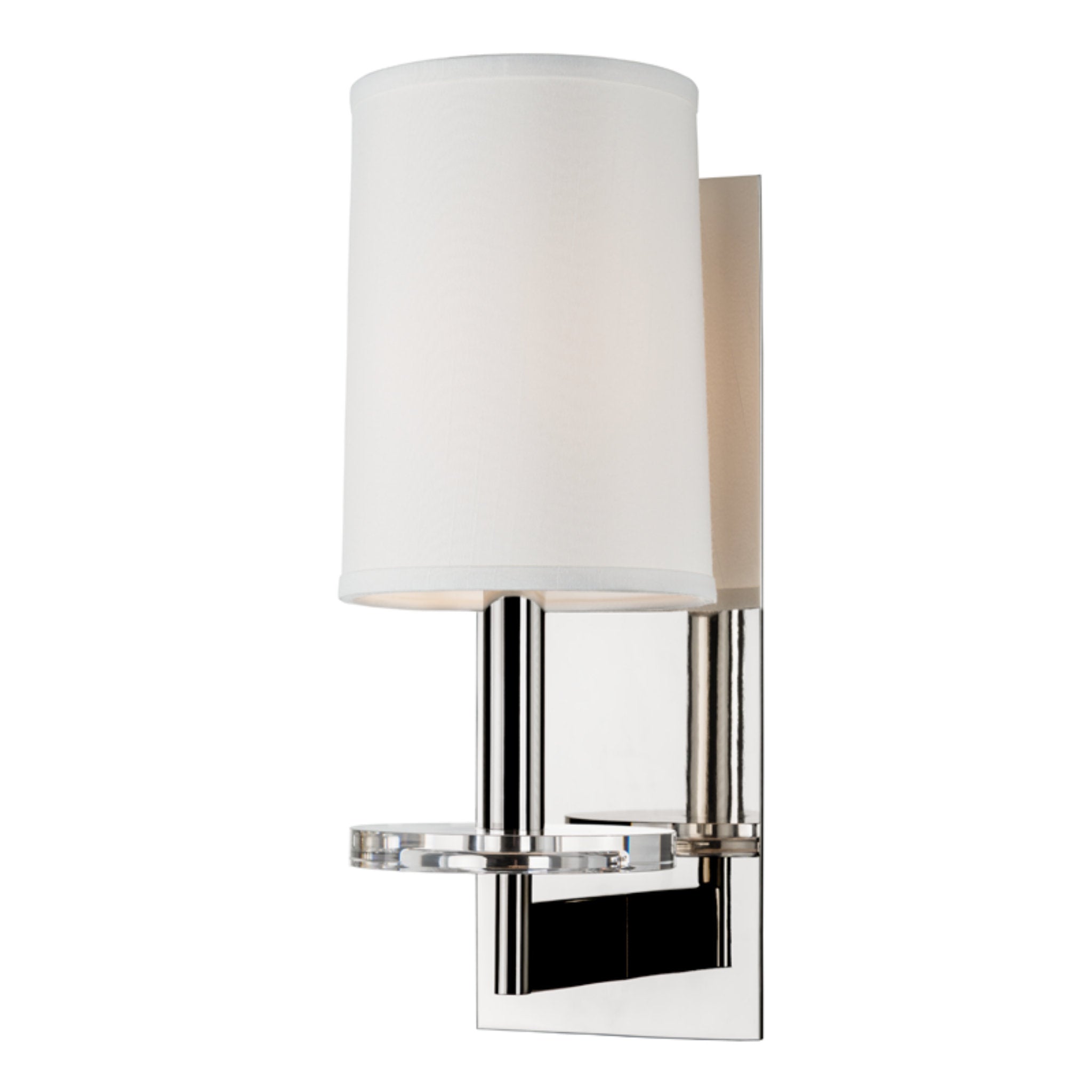 Chelsea 1 Light Wall Sconce in Polished Nickel