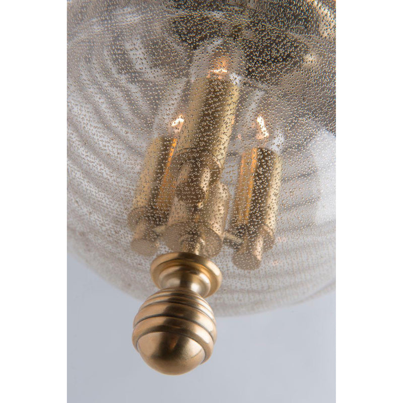 Coolidge 3 Light Pendant in Aged Brass