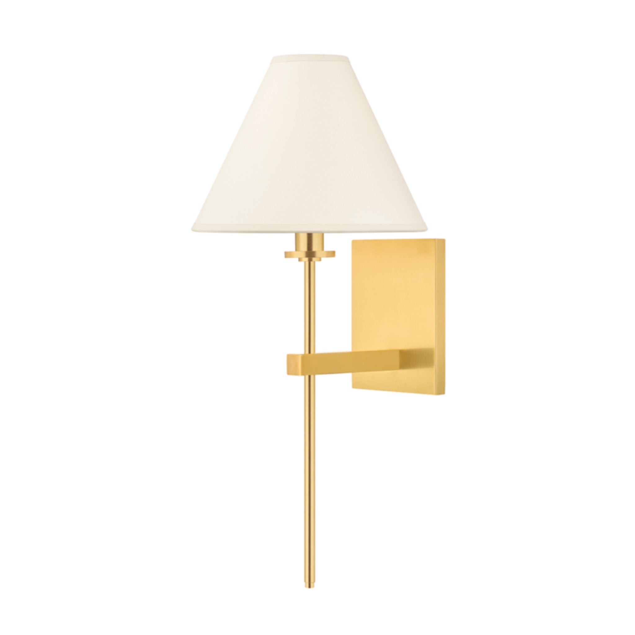 Graham 1 Light Wall Sconce in Aged Brass