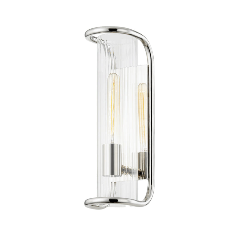 Fillmore 1 Light Wall Sconce in Polished Nickel
