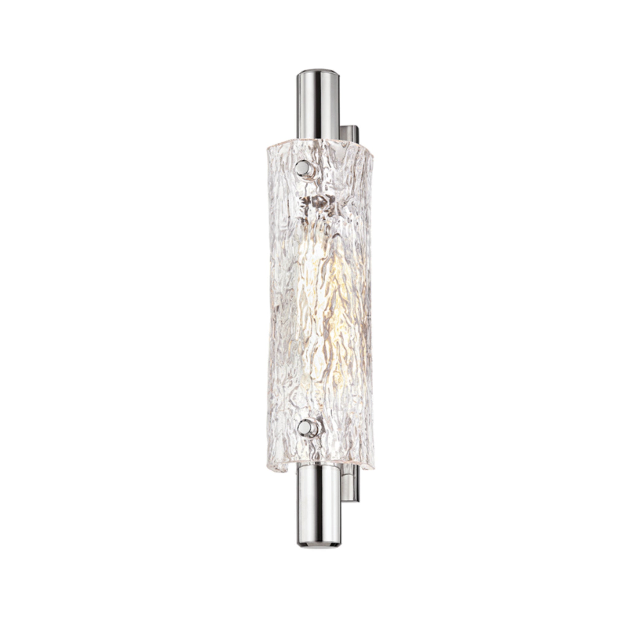 Harwich 1-Light Wall Sconce in  Polished Nickel 3.5L x 3.5W x 18H