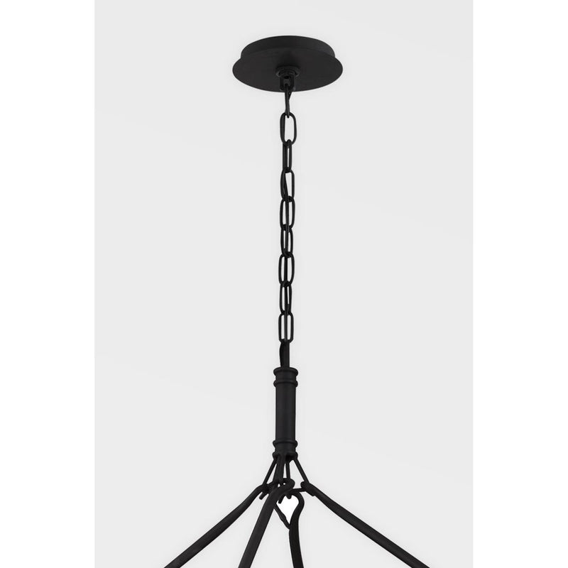 Sutton 12 Light Chandelier in Champagne Silver Leaf