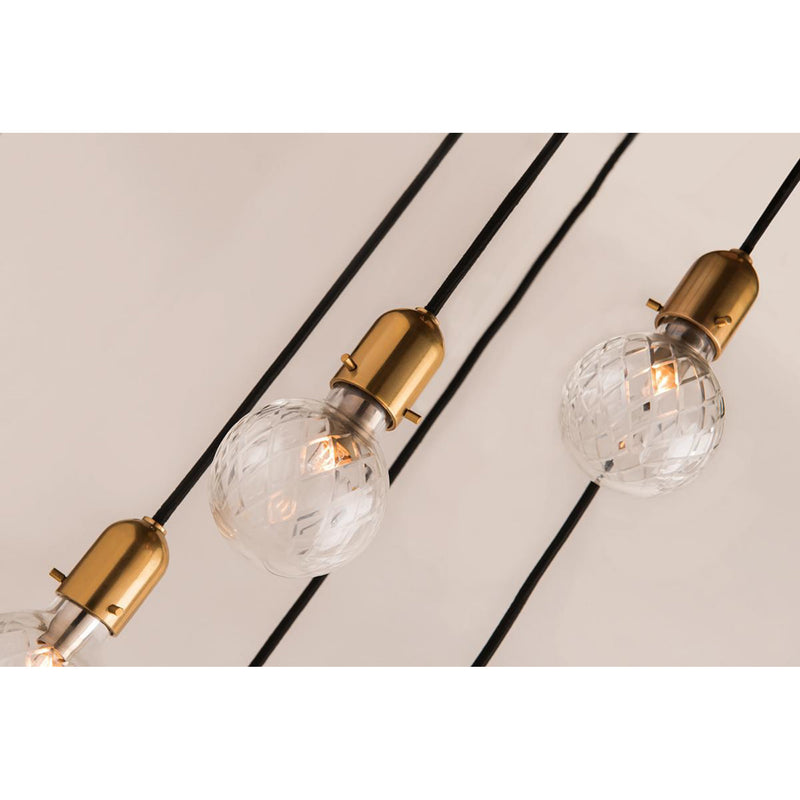 Marlow 1 Light Wall Sconce in Aged Brass