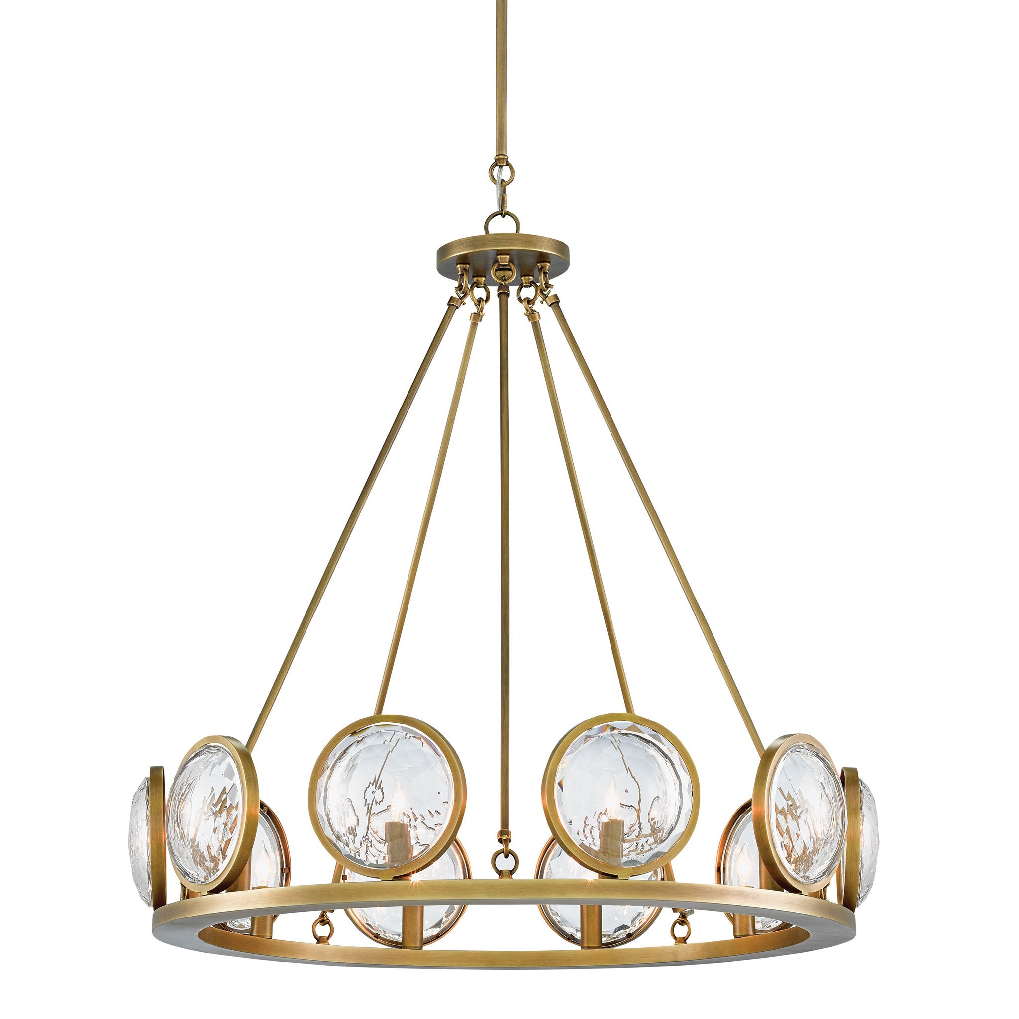 MarjieScope Brass Chandelier - Antique Brass