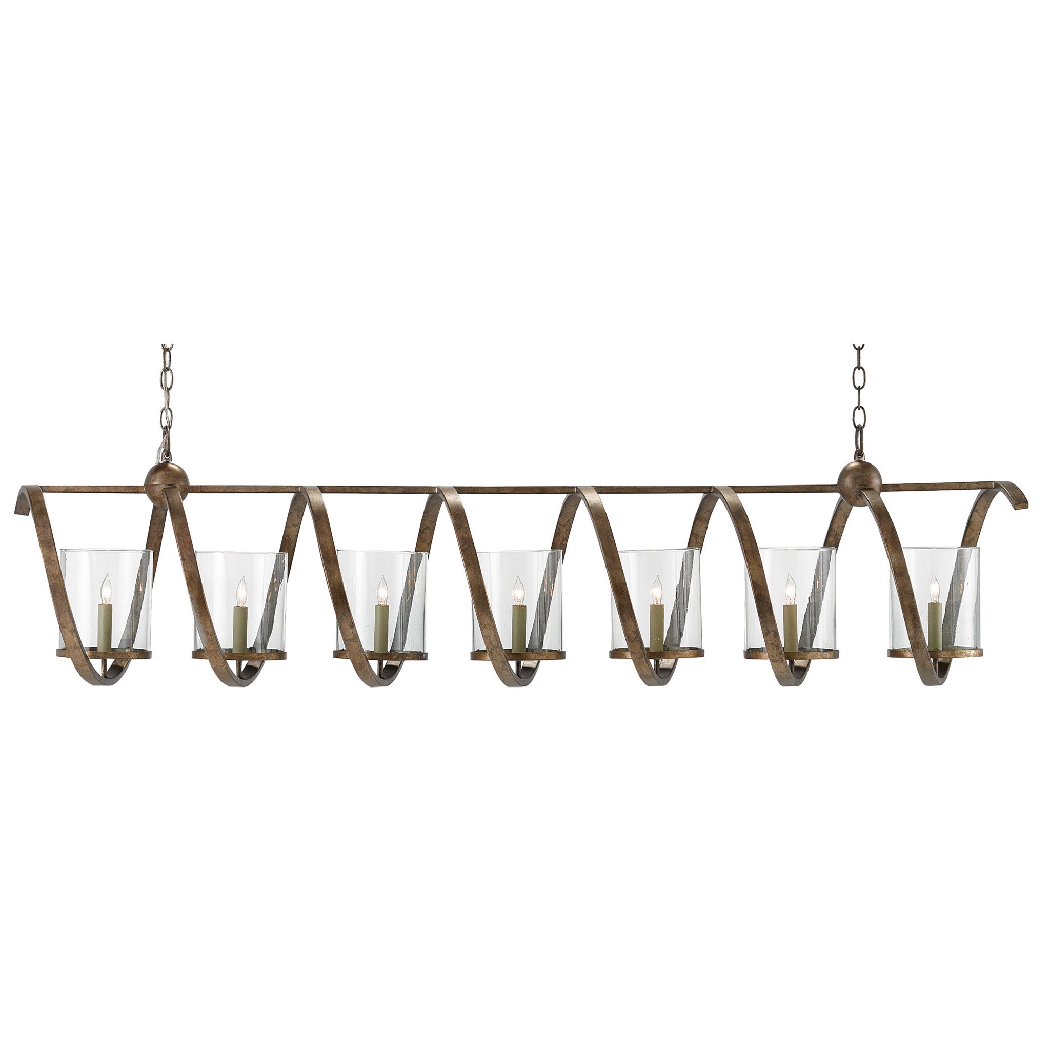 Maximus Grande  Bronze Chandelier - Pyrite Bronze