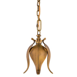 Iota Brass Pendant - Vintage Brass