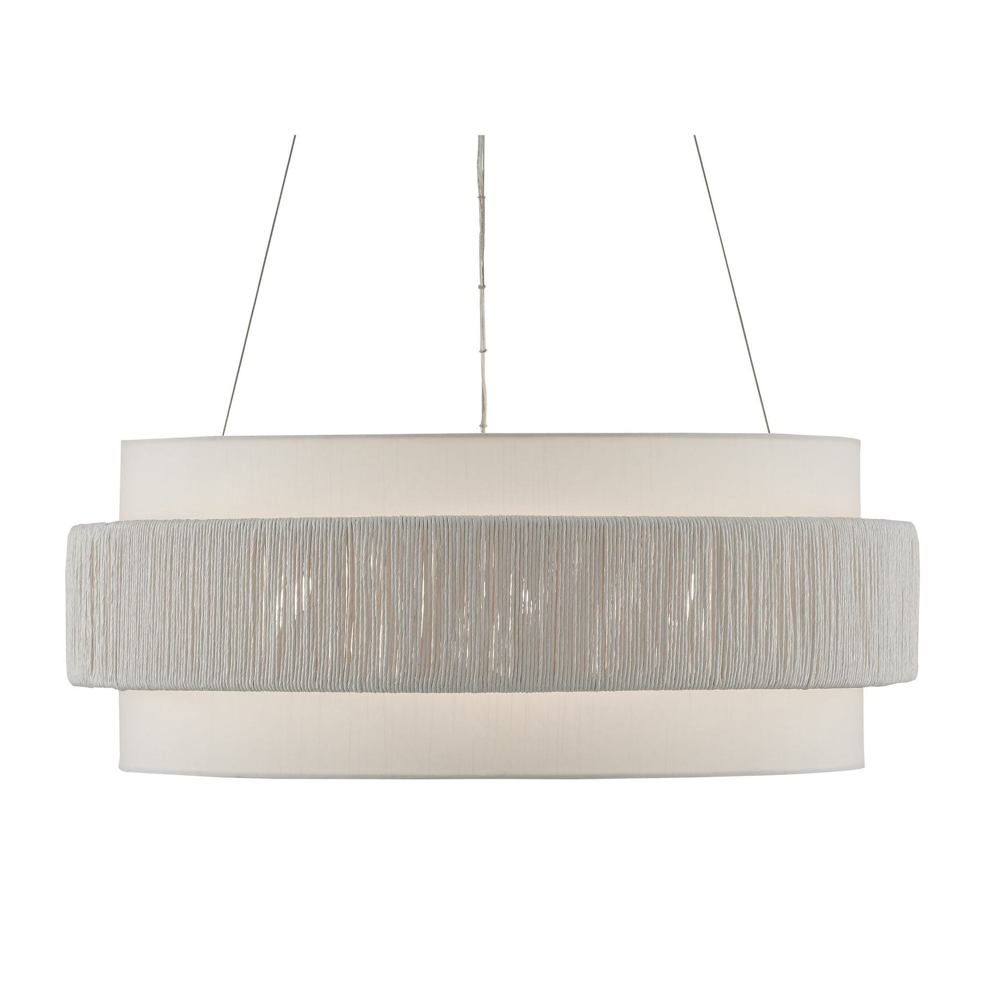 Rousham White Chandelier - Beige/Sugar White