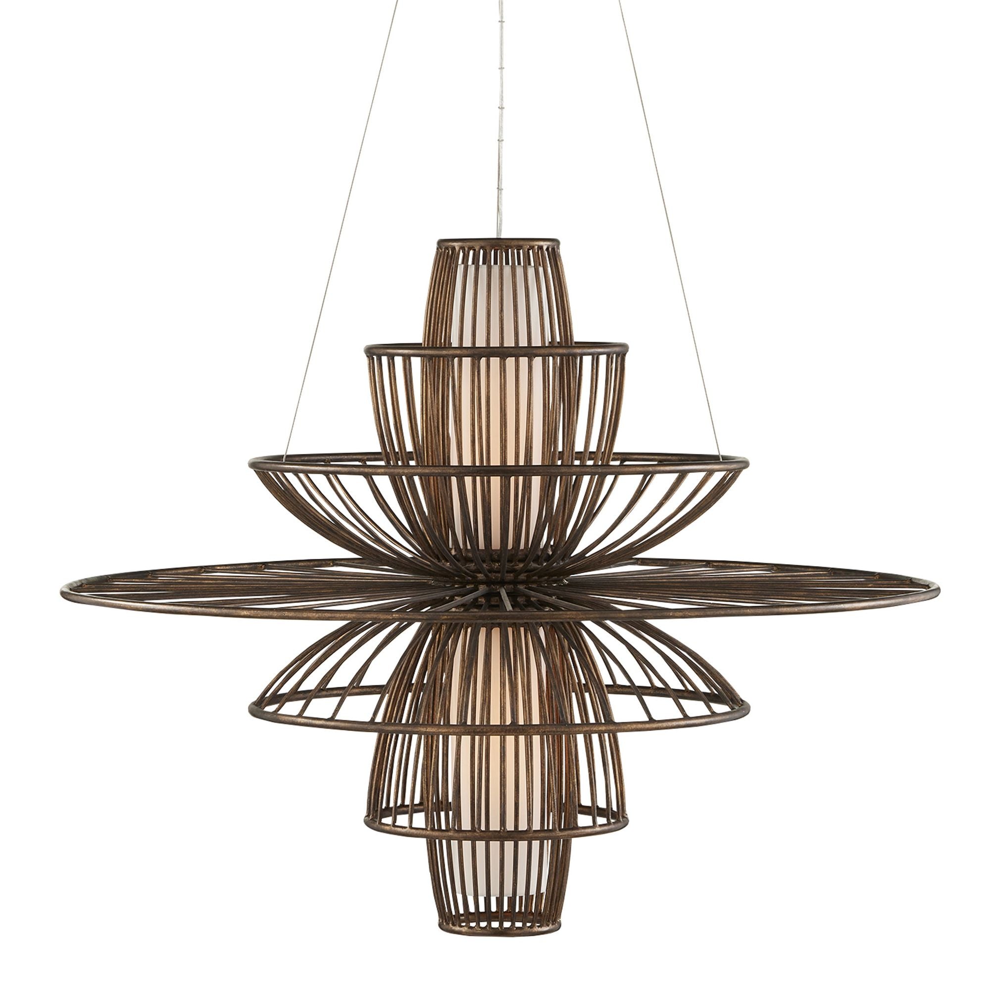 Currey and Company Benjiro Chandelier - Thumbnail 2