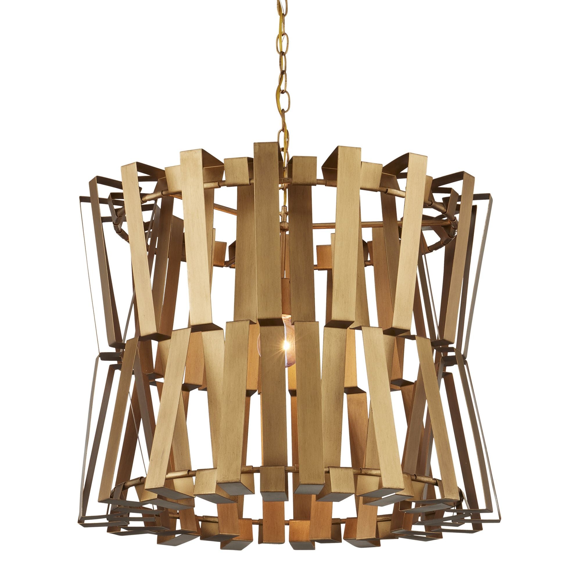 Chaconne Brass Chandelier - Brass