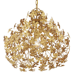 Cloverfield Gold Pendant - Contemporary Gold Leaf/Gold