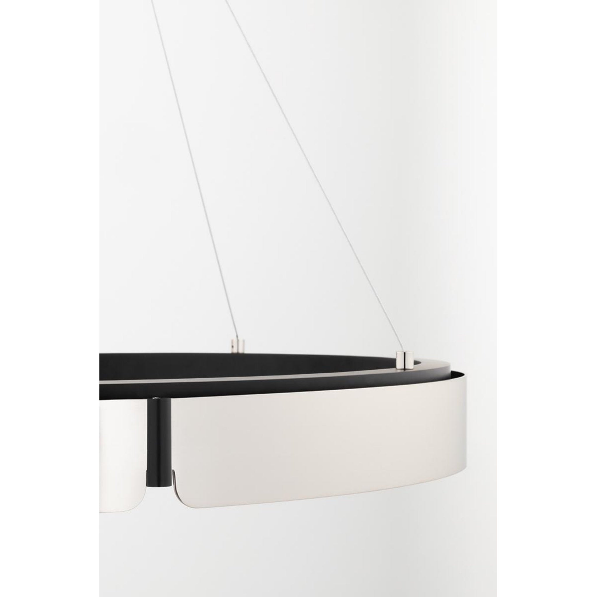 Tribeca 0-Light Chandelier in Burnished Nickel 32.75W x 5H