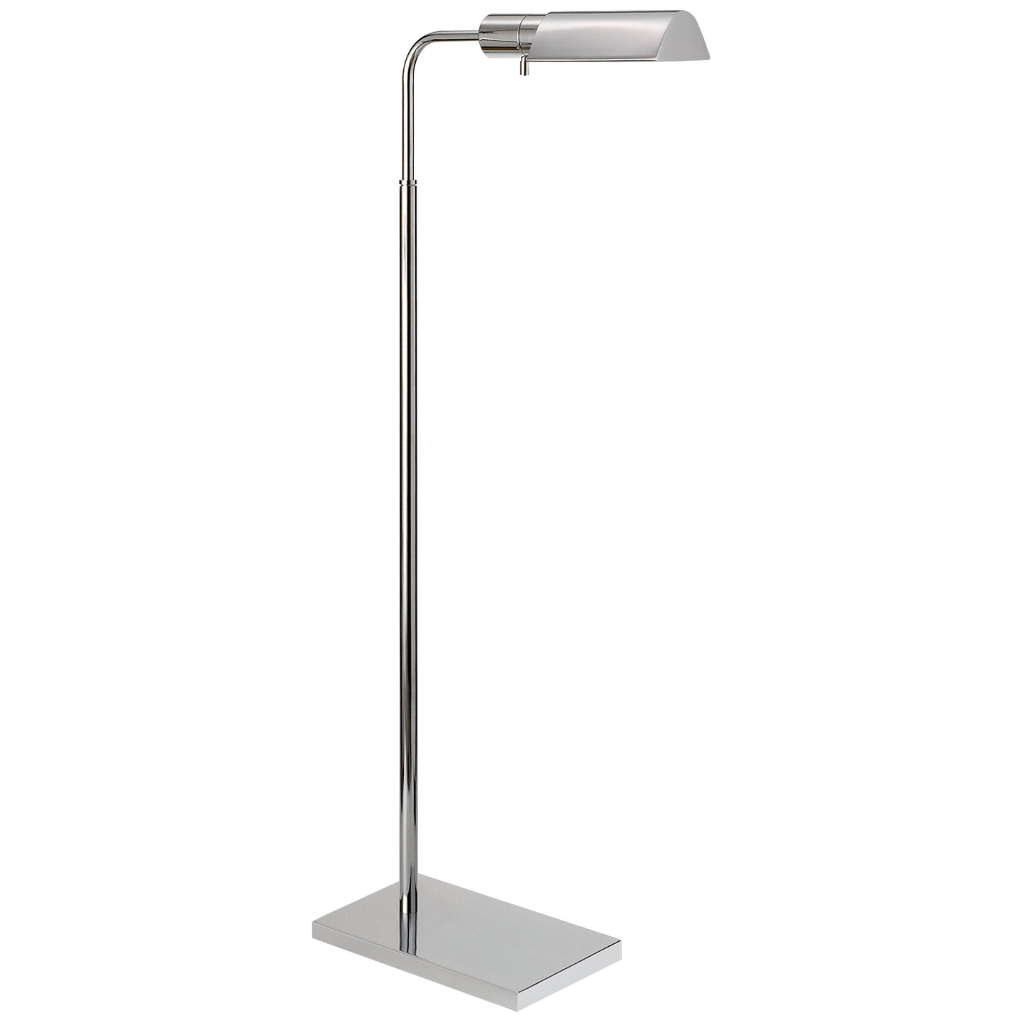 Visual Comfort Studio Adjustable Floor Lamp in Polished Nickel