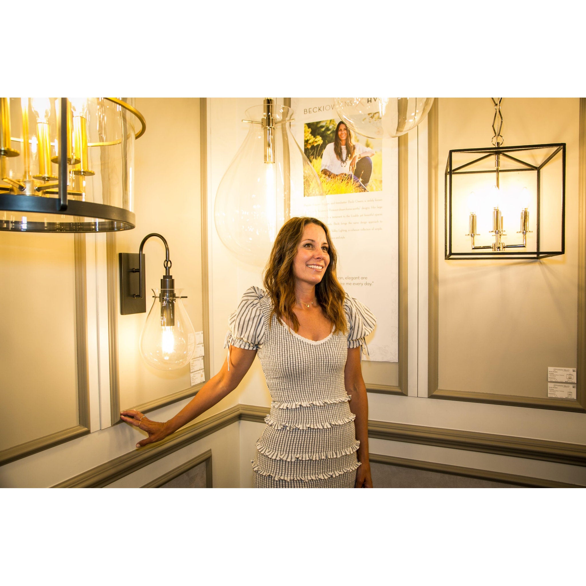 Ivy 1-Light Wall Sconce in  Old Bronze by  Becki Owens 7.5L x 7.5W x 18H