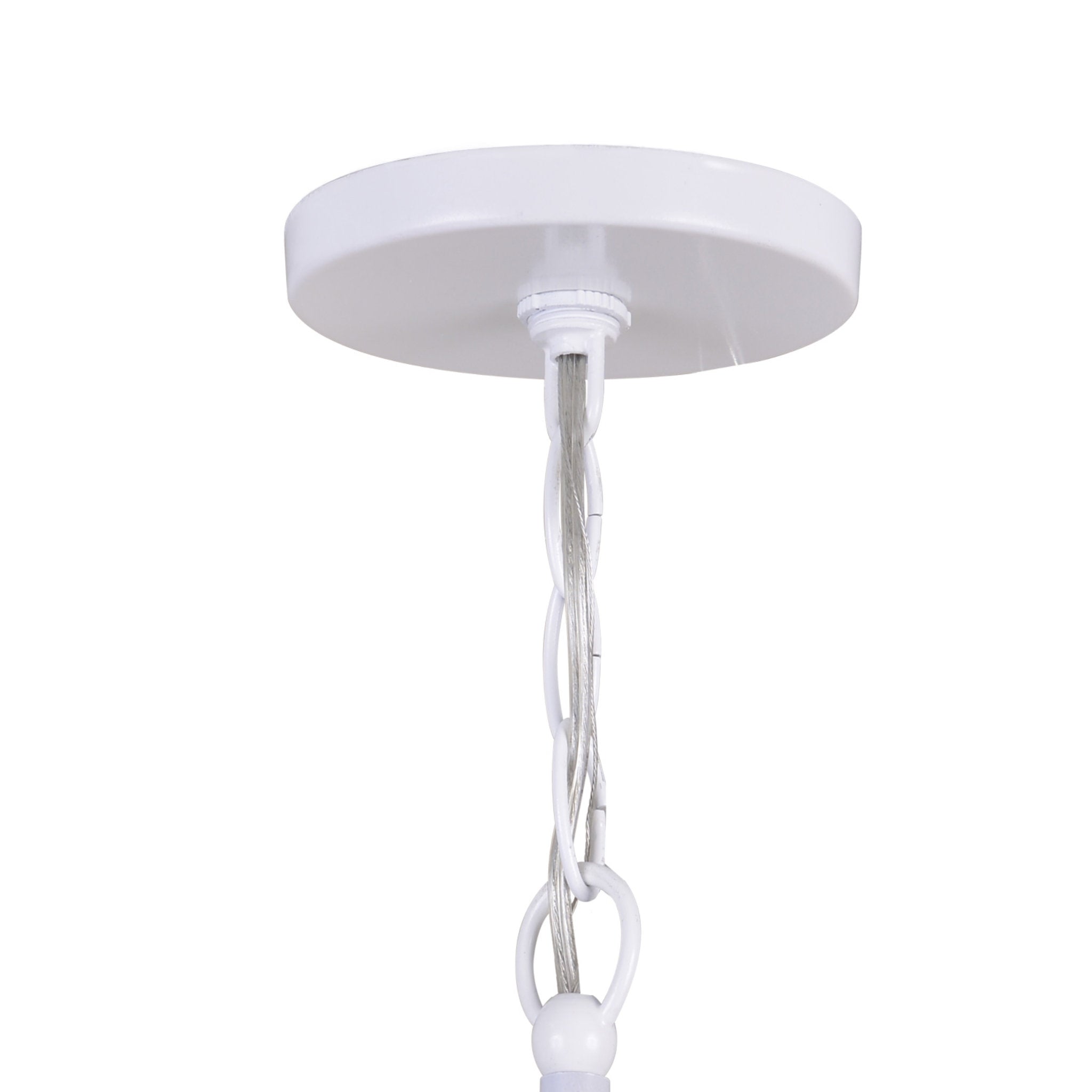 Solaris 9'' Wet White Pendant White 9"W x 14"H x 9"D