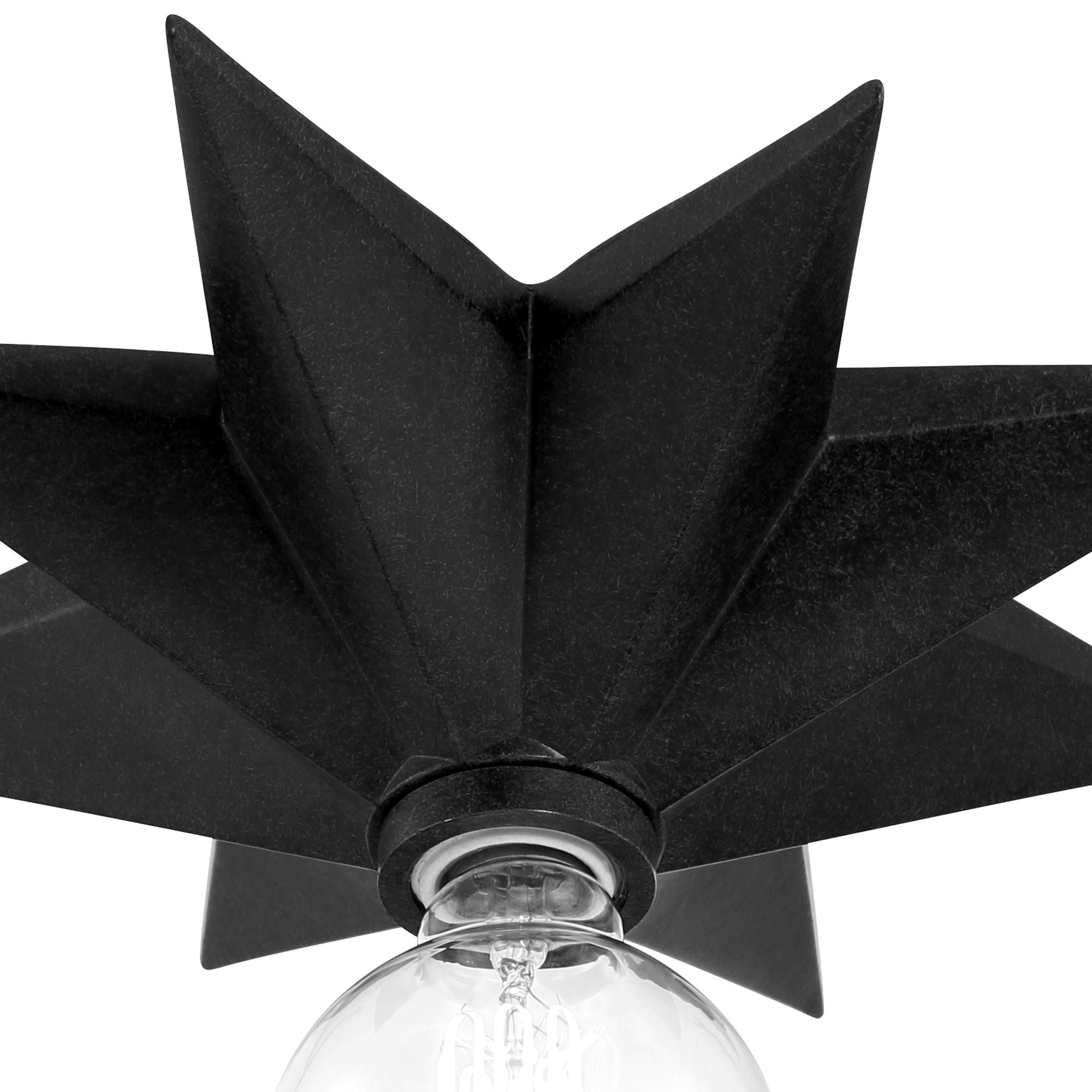 Astro 12'' Black Flush Mount Black 12"W x 3"H x 12"D