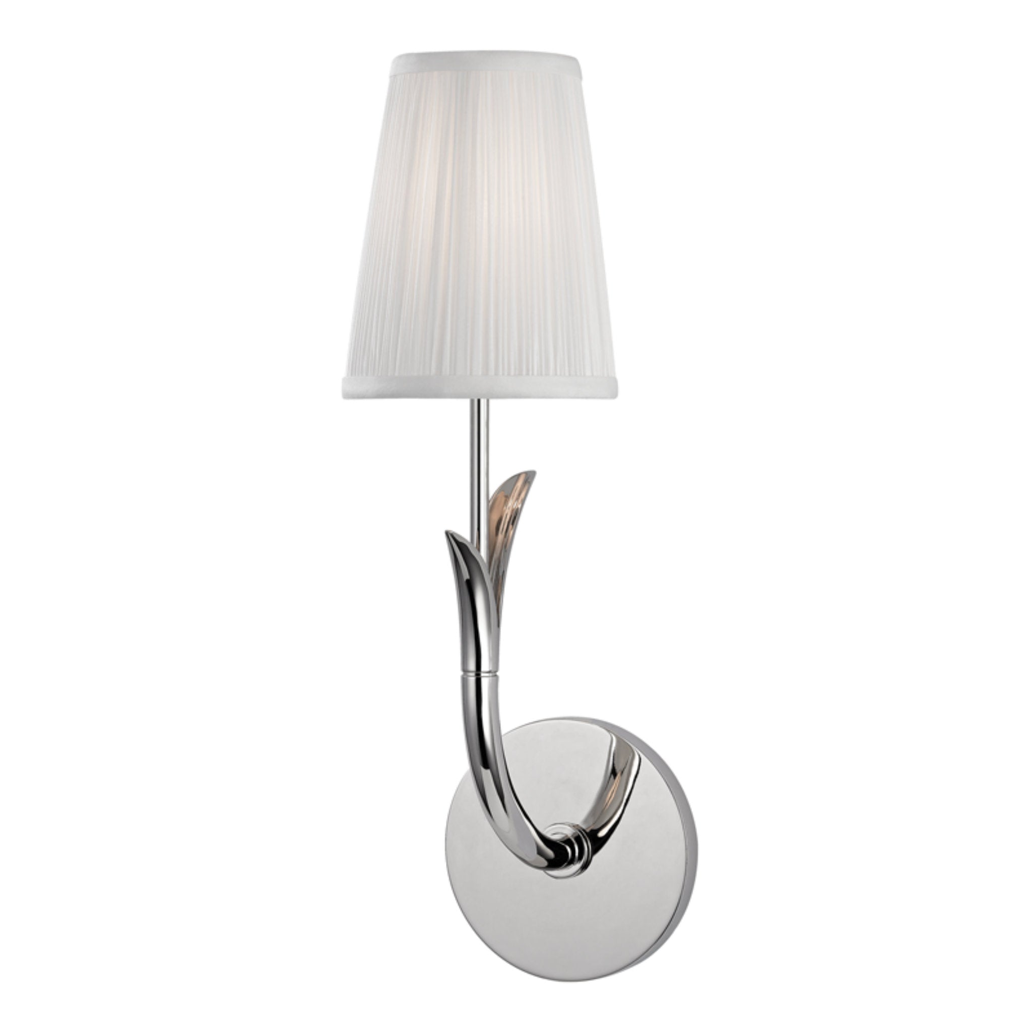 Deering 1 Light Wall Sconce in Polished Nickel