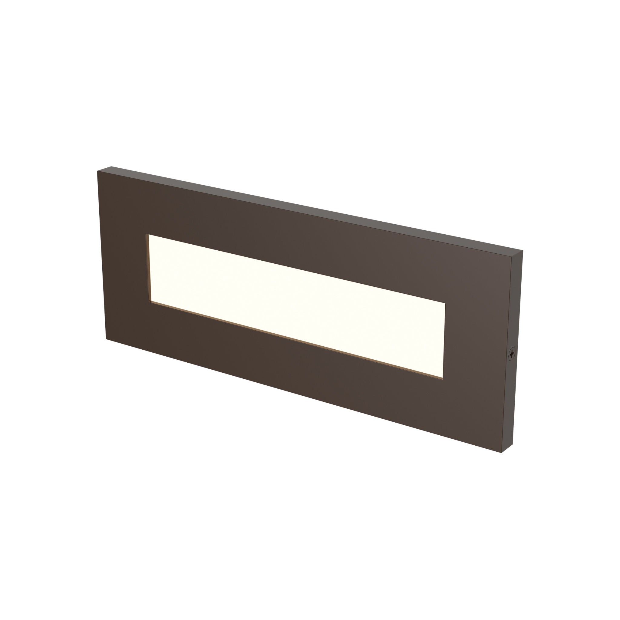 Vitra LED Brick Light Transitional Landscape Fixture 3.3125" Height in Painted Antique Bronze