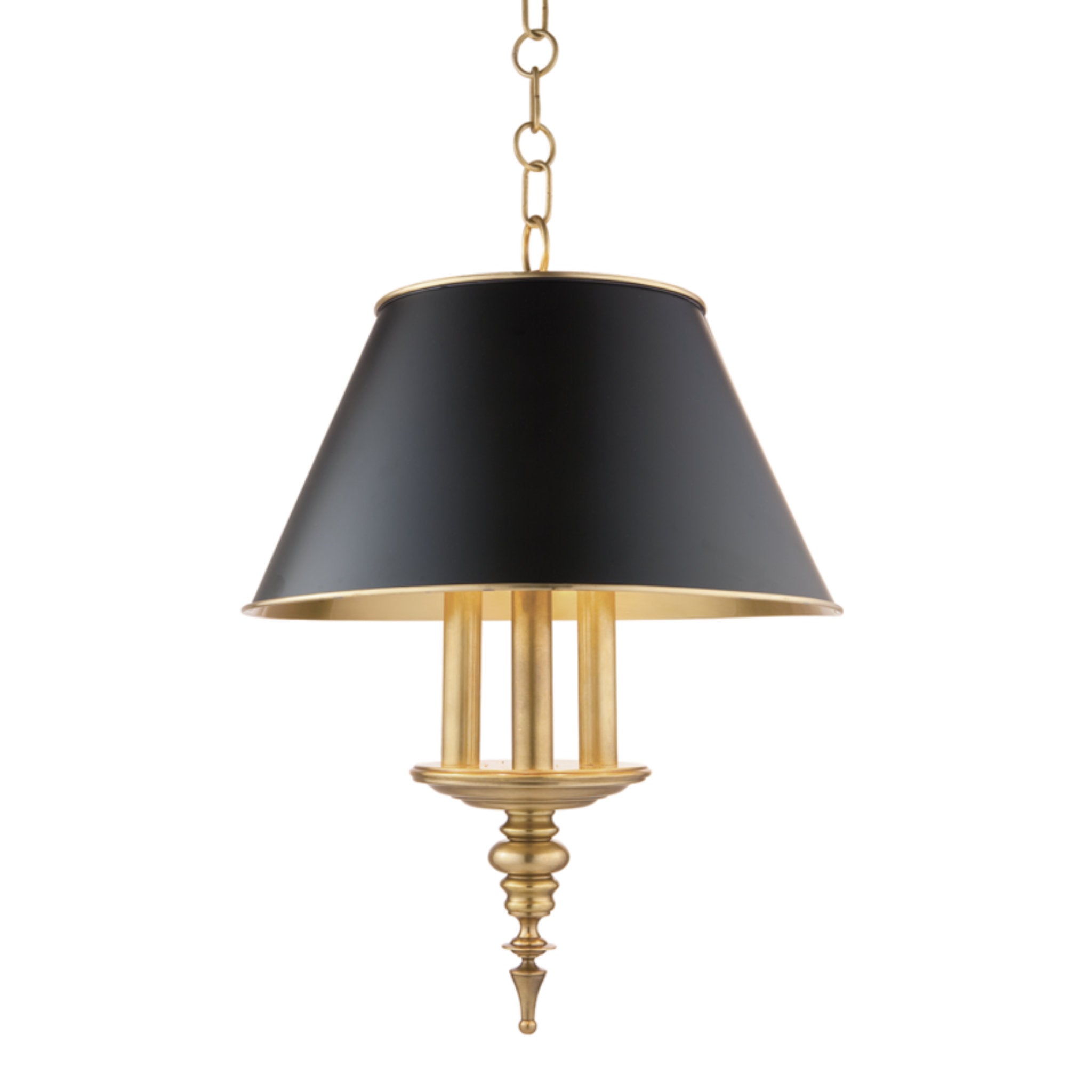 Cheshire 3 Light Pendant in Aged Brass
