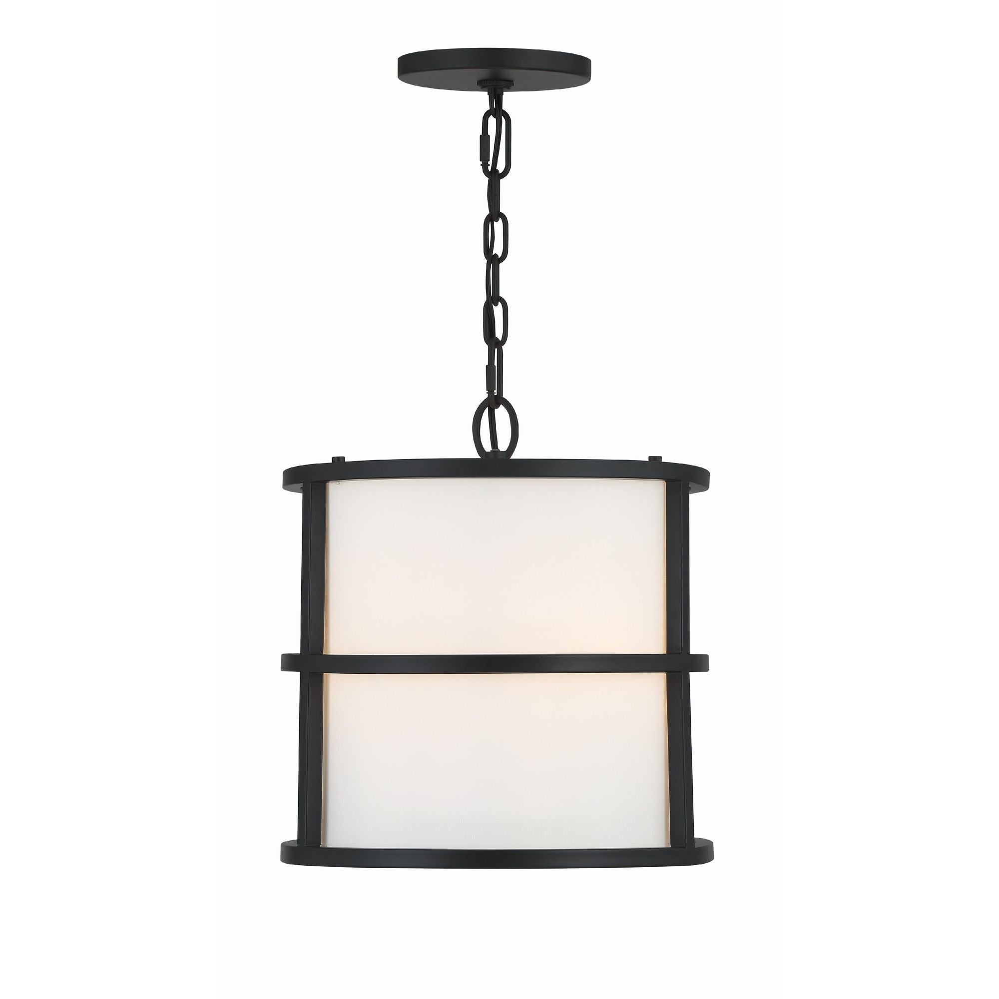 Brian Patrick Flynn Hulton 13'' Matte Black Pendant Black 13"W x 14"H x 13"D