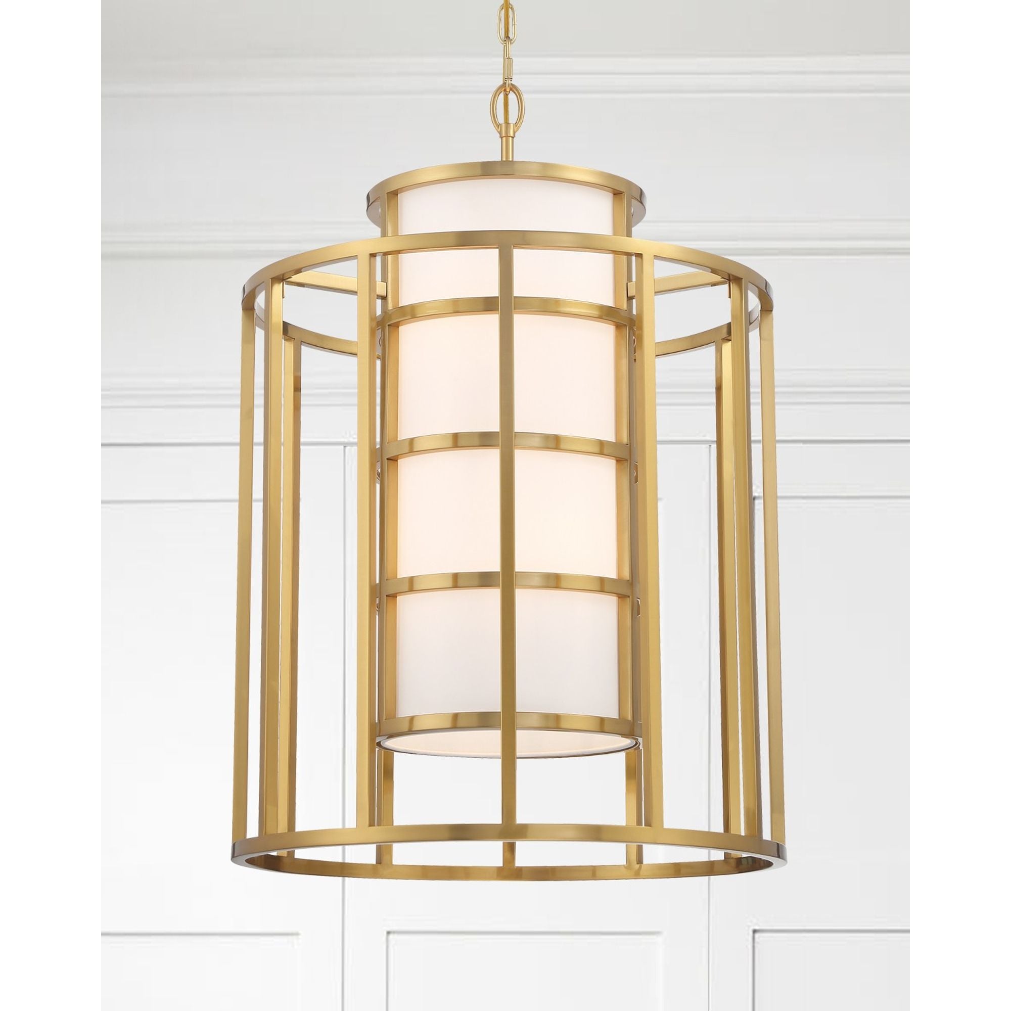 Brian Patrick Flynn for Crystorama Hulton 6 Light Luxe Gold Chandelier