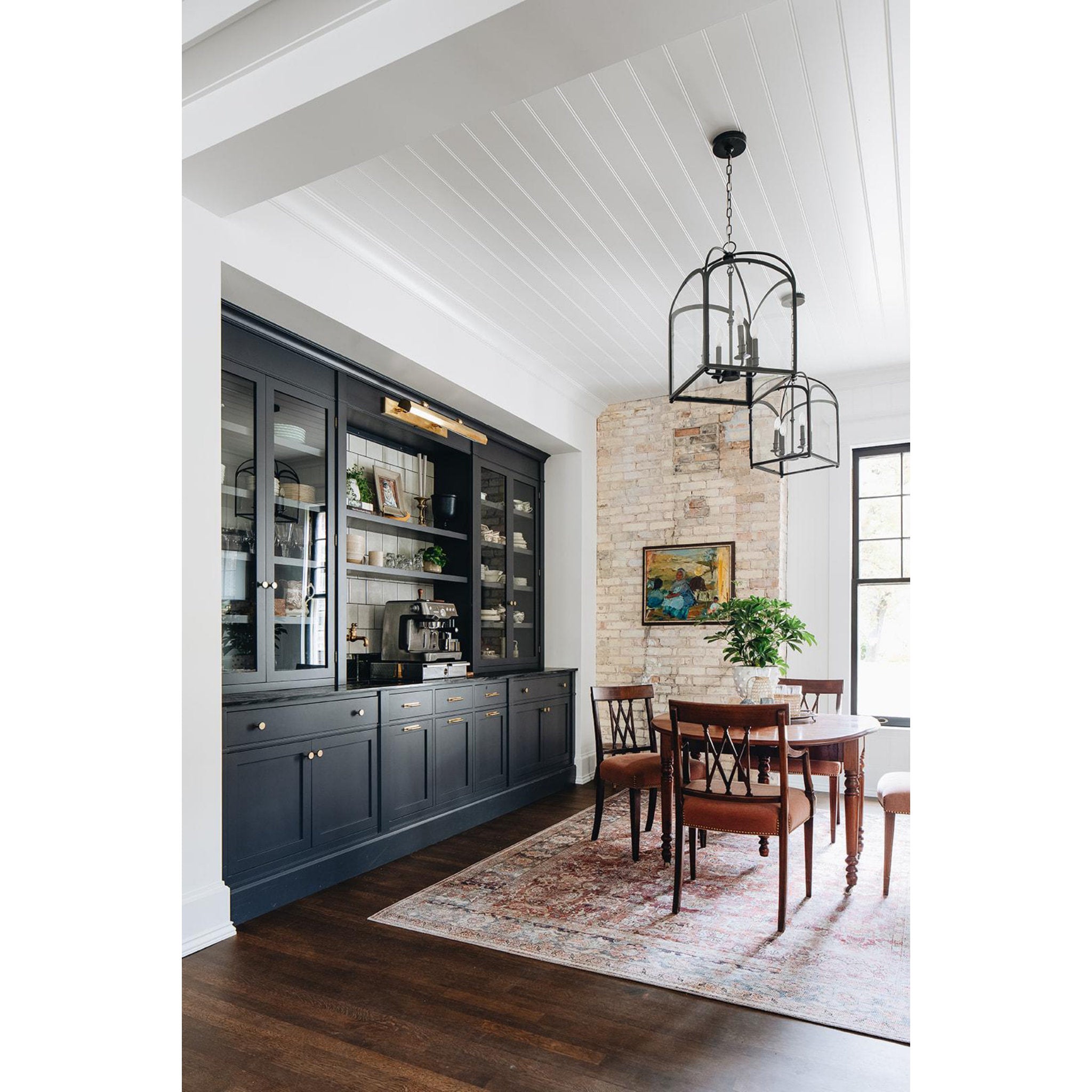 Woodbury 4-Light Picture Light in  Aged Brass 30L x 30W x 6H