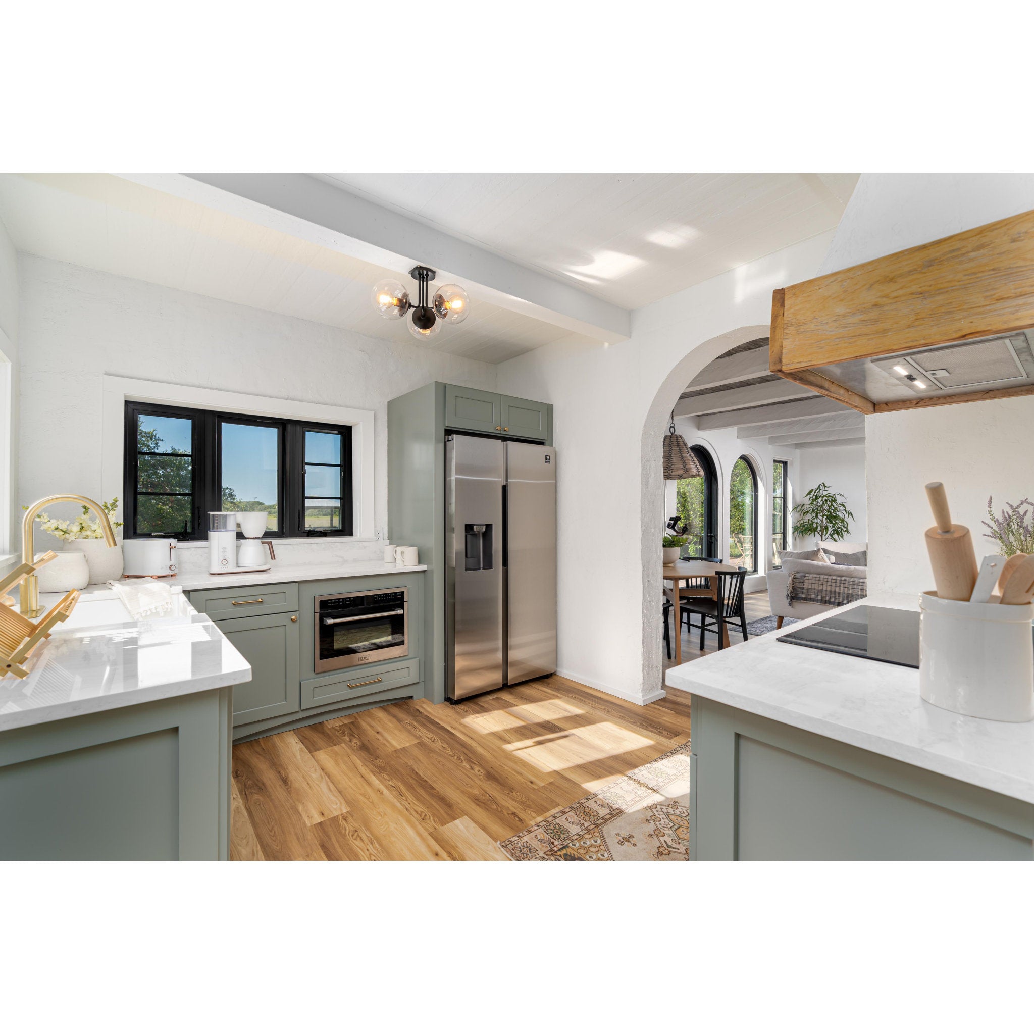 Meadow 3-Light Semi Flush in  Old Bronze 8.25L x 20.25W x 10.5H