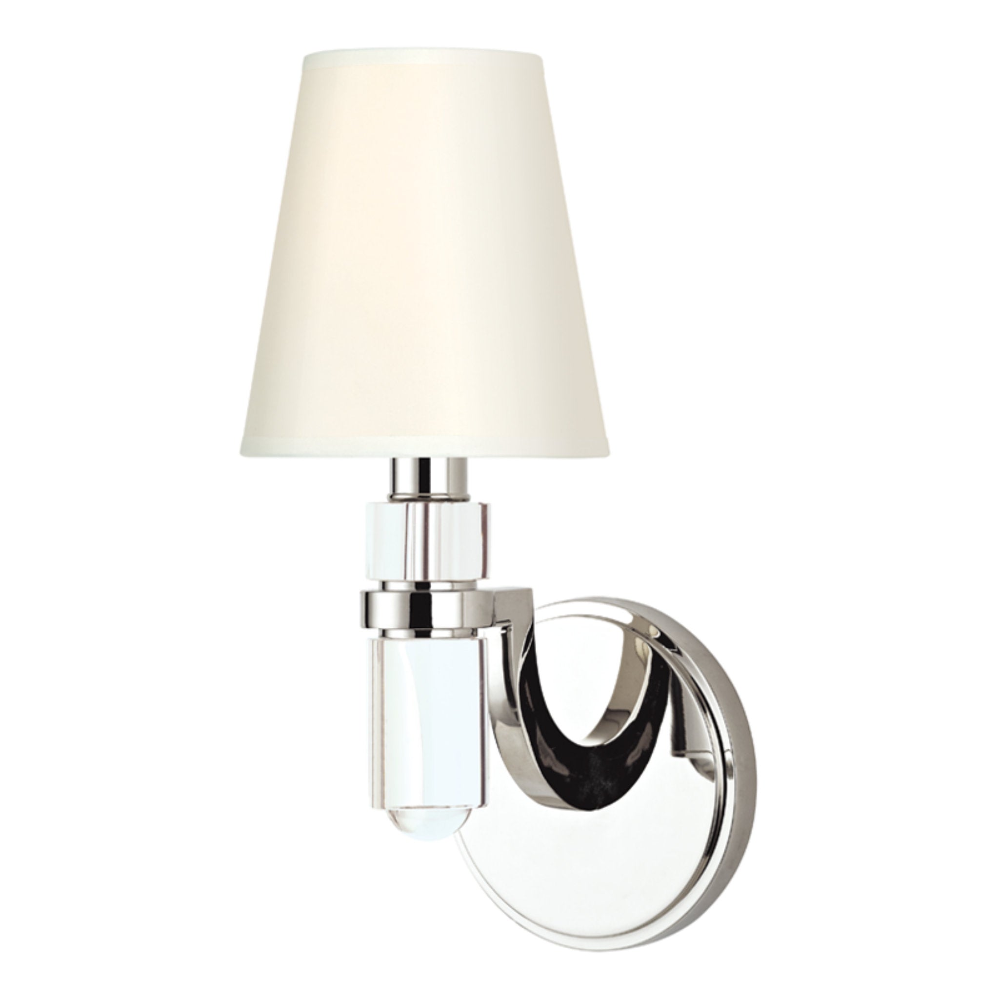 Dayton 1 Light Wall Sconce in Polished Nickel