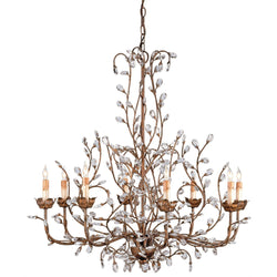 Crystal Bud Large Gold Chandelier - Cupertino