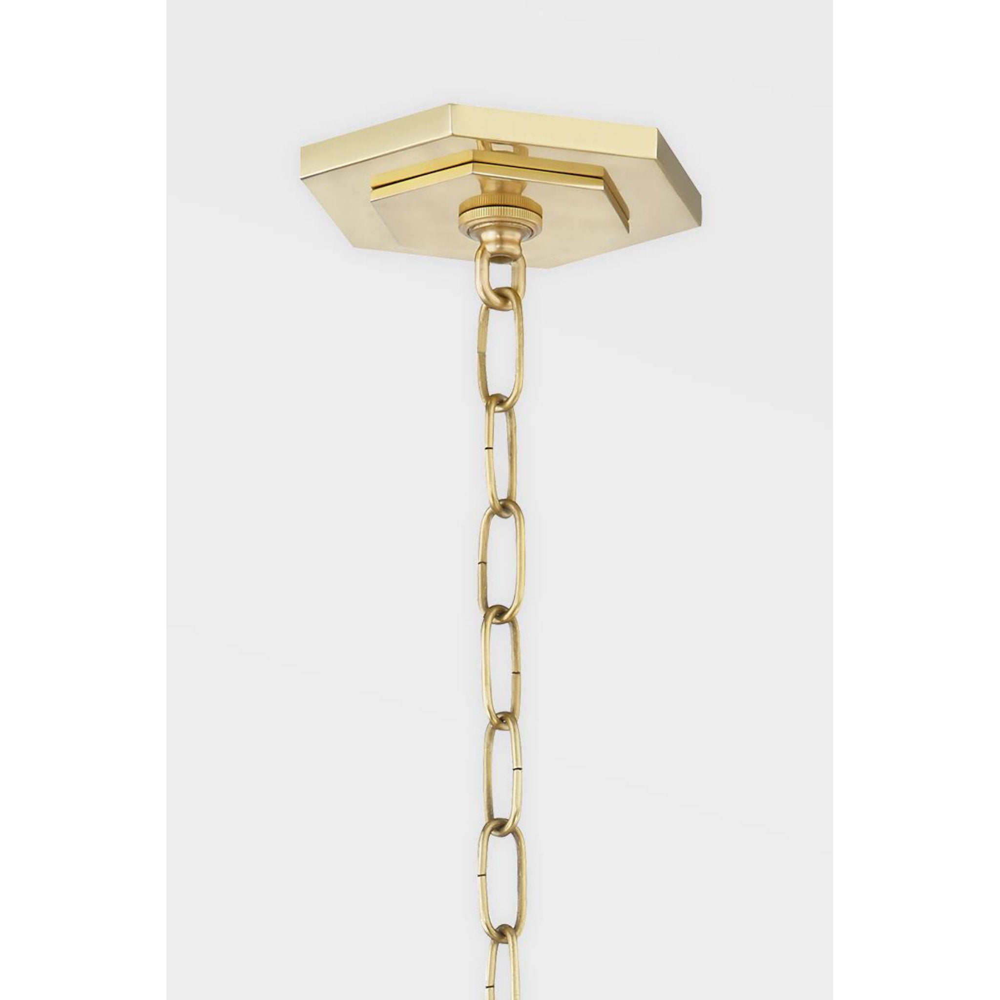 Flatbush 6 Light Lantern in Aged Brass