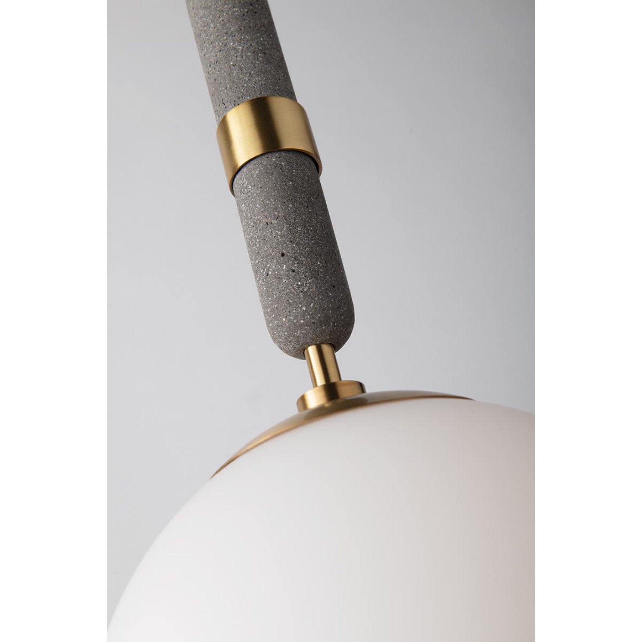 Brielle 1-Light Pendant in Polished Nickel