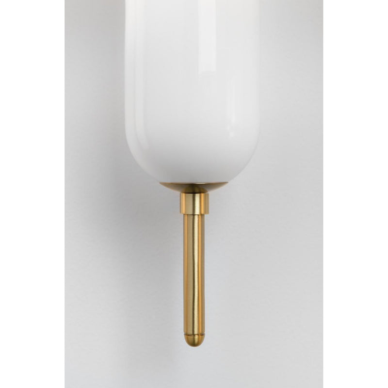 Miley 1 Light Wall Sconce in Polished Nickel