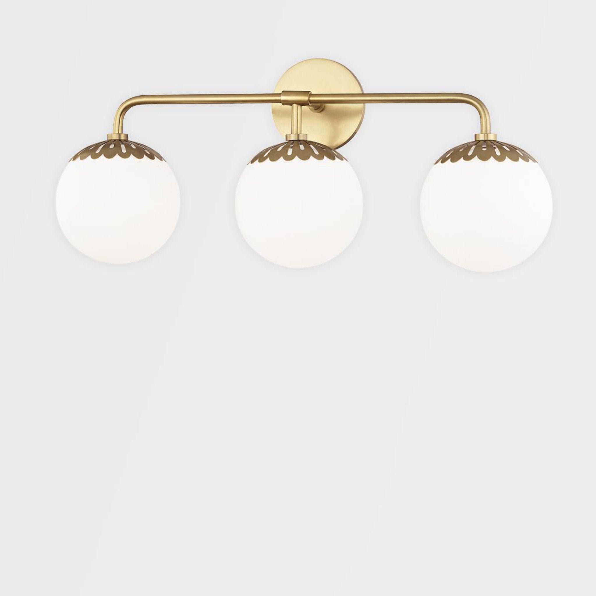 Paige 3-Light Linear in Aged Brass