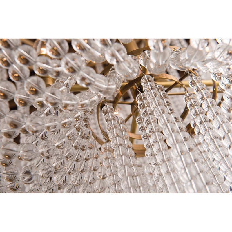 Royalton 6 Light Chandelier in Aged Brass